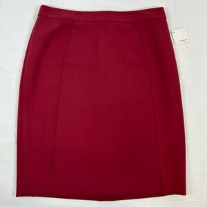 *NEW* Halogen Lined Pencil Skirt Cranberry Size 10